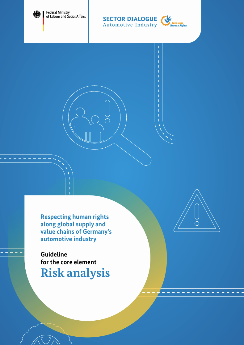 German Risk Assessment Example UN Global Compact Netzwerk Deutschland: Risk Analysis