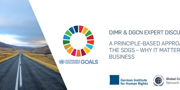 DIMR & DGCN expert discussion: A principle-based approach to the SDGs – why it matters for business