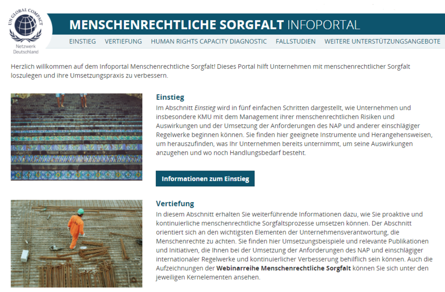 Infoportal MR-Sorgfalt.de mit neuen Inhalten