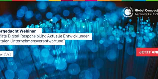 DGCN Dialogserie #weitergedacht „Corporate Digital Responsibility: Aktuelle Entwicklungen zur digitalen Unternehmensverantwortung“