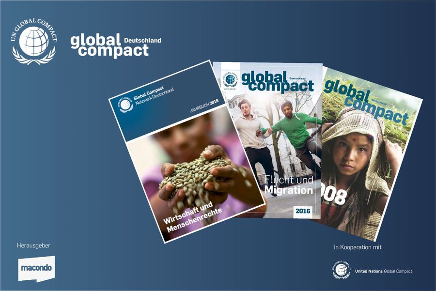 Anmeldung zum Jahrbuch Global Compact Deutschland 2019