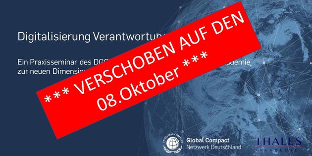 ***VERSCHOBEN***  Praxisseminar: Digitalisierung Verantwortungsvoll Gestalten
